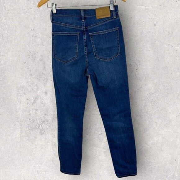 Aritzia Denim Forum The Lola High Rise Skinny Jeans Size 27 Lyocell Stretch Blue - Picture 8 of 15